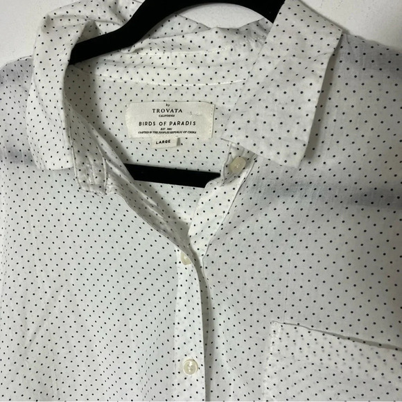 Trovata Birds of Paradis Grace Blouse Polka‎ Dot Large - Picture 2 of 5